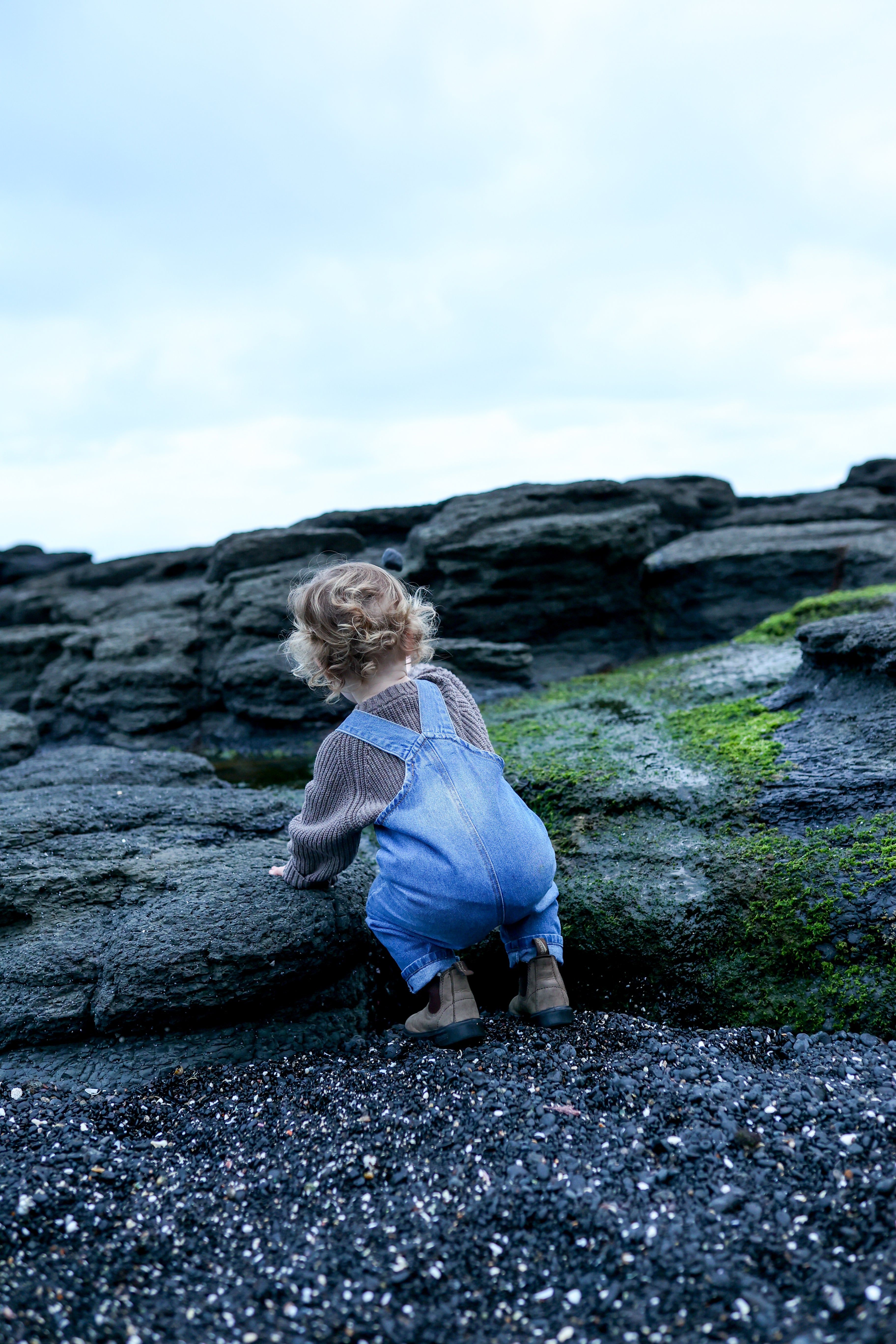 正規通販 GROWN Organic Everyday Overalls ロンパース - helado.co.nz