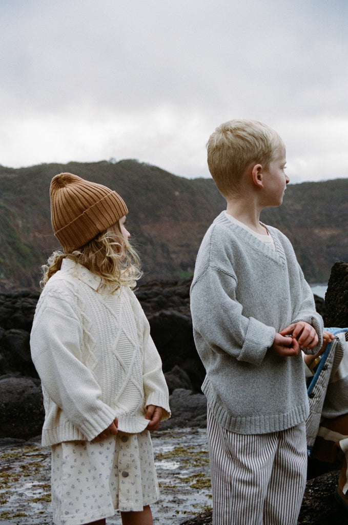 grown branded knitwear jumper organic cotton