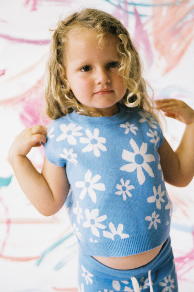 Organic Wild Flower Knit Vest – Grown Shop